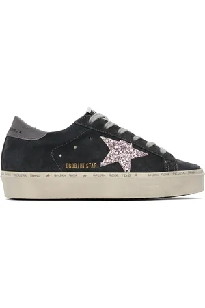 Golden Goose Gray Hi Star Sneakers