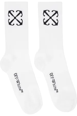 OFF-WHITE White Arrow Mid Socks