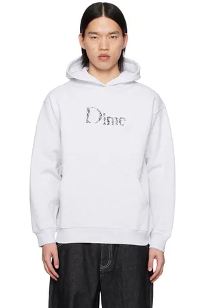 DIME Gray Classic Skull Hoodie