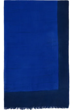 Paul Smith Blue & Green Color Block Scarf