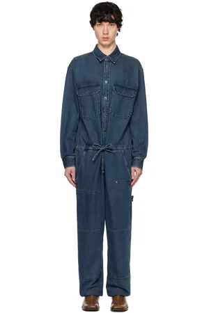 Isabel Marant Blue Otilie Denim Jumpsuit