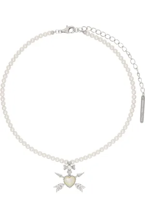Shushu/Tong YVMIN Edition Double Arrow Heart Necklace