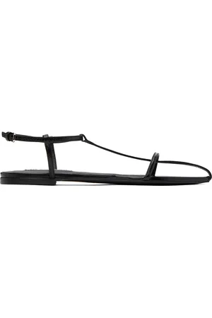 Jil Sander Black Pointed Toe Sandals