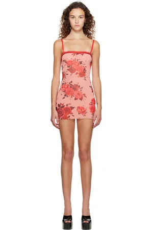 DANIELLE GUIZIO Pink Floral Minidress