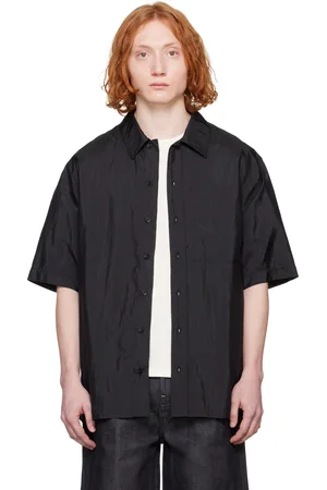 Jil Sander Black Canvas Shirt