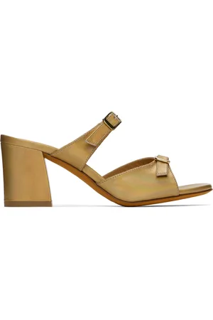 MARYAM NASSIR ZADEH Gold Una Heeled Sandals