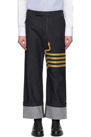 Thom Browne Blue Lunar New Year Straight Leg Jeans