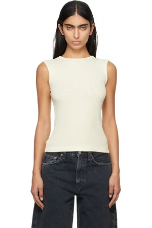 AGOLDE Off-White Binx Tank Top