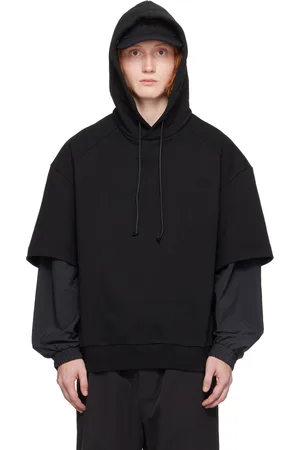 JUUN.J Black Dual Sleeve Hoodie
