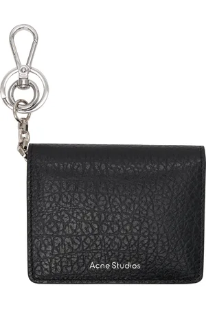 Acne Studios Black Folded Leather Wallet