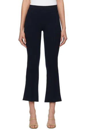 High Navy Kick Trousers