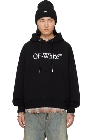 OFF-WHITE Black Big Bookish Skate Hoodie