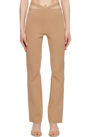 Alexander Wang Tan Criss-Cross Leggings