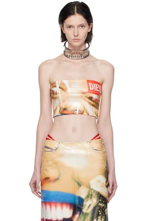 Diesel Beige T-Hollox Tube Top