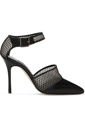 Manolo Blahnik Black Jatelah Heels