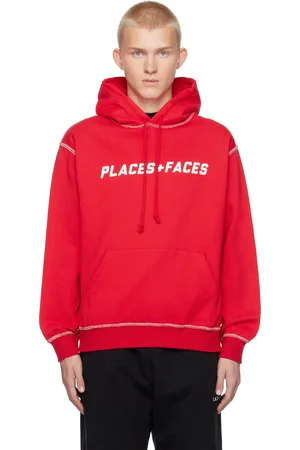 Places + Faces Contrast Stitch Hoodie