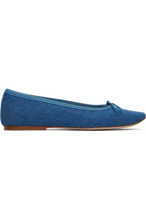 A.P.C. Blue Leah Ballerina Flats