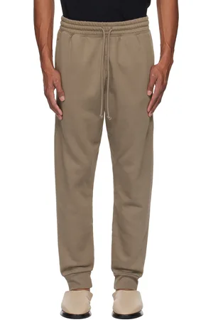 SKIMS Taupe Fleece Lounge Tapered Sweatpants