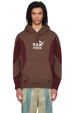 KIDSUPER STUDIOS Brown & Burgundy Puma Edition Hoodie