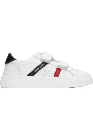 Moncler Kids White Petit Monaco M Sneakers