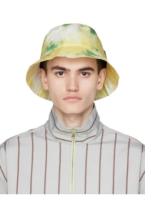 Paul Smith Yellow & Green Tie-Dye Bucket Hat