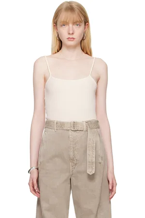 Auralee Off-White Scoop Neck Camisole