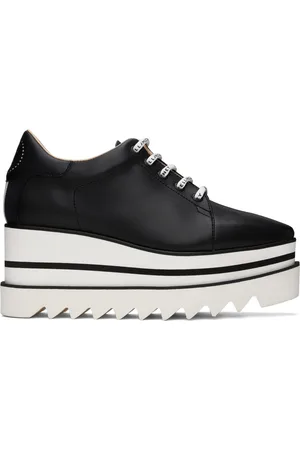 Stella McCartney Black Sneak-Elyse Platform Derbys