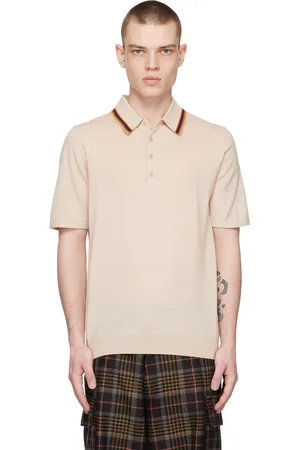 Paul Smith Beige Striped Polo