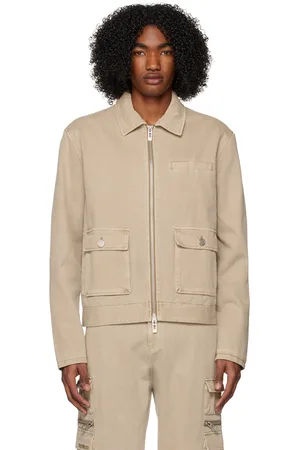 HAN Kjøbenhavn Tan Boxy Cargo Jacket