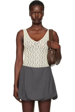 Baserange Off-White Crescent Bodysuit