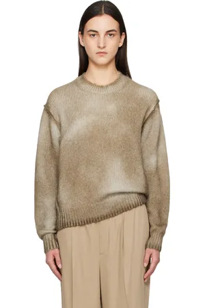 Acne Studios Beige Sprayed Finish Sweater