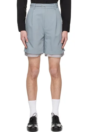 The World Is Your Oyster Gray Layered Shorts
