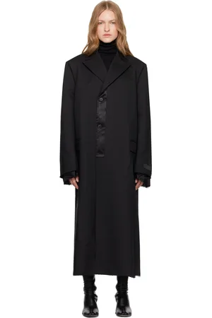 Maison Margiela Black Twill Coat