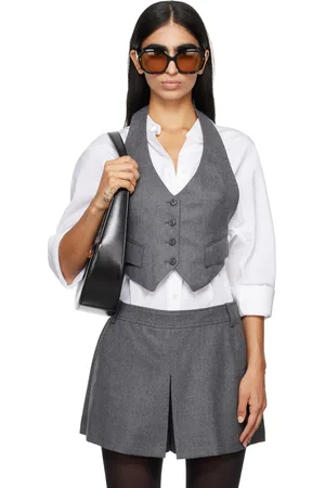 Tom Ford Gray Open Back Vest