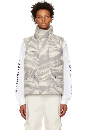 Moncler 4 Moncler HYKE Gray Vanil Down Vest