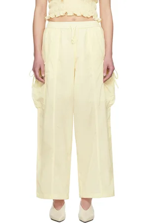 Kijun Yellow Shirring Pocket Lounge Pants