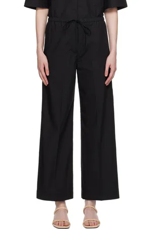 Totême Black Drawstring Trousers
