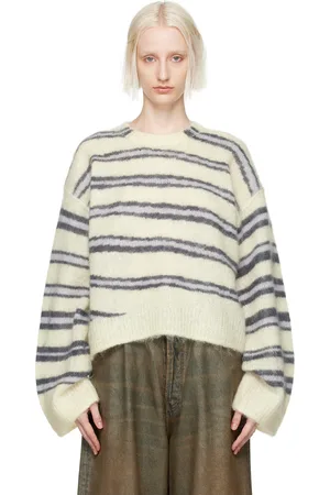 Acne Studios Yellow & Blue Striped Sweater