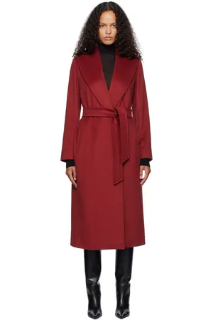 Max Mara Red Loriana Coat