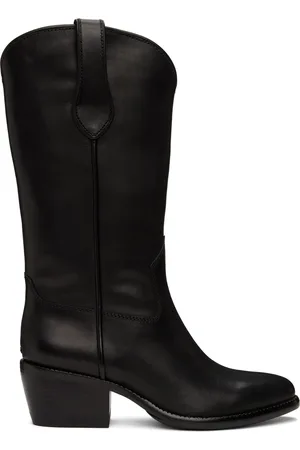 RAG&BONE Black Rb Cowboy Boots
