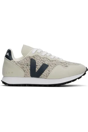 Veja Gray & Navy SDU Alveomesh Flannel Sneakers