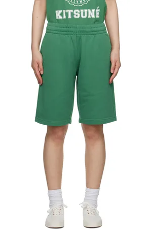 Maison Kitsuné Green Hotel Olympia Edition Crest Shorts