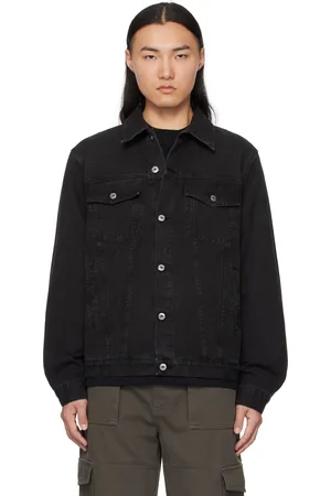 OFF-WHITE Black Canvas Varsity Skate Jacket
