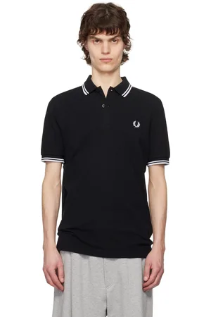 Fred Perry Black Twin Tipped Polo