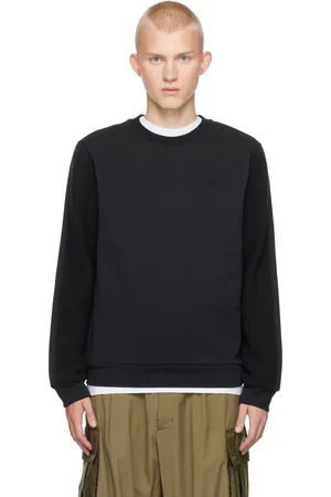 Moncler Navy French Terry & Knit Sweatshirt
