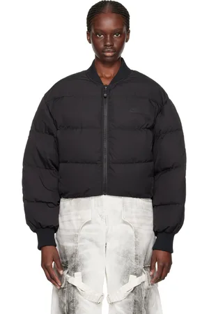 Acne Studios Black Quilted Down Bomber Jacket