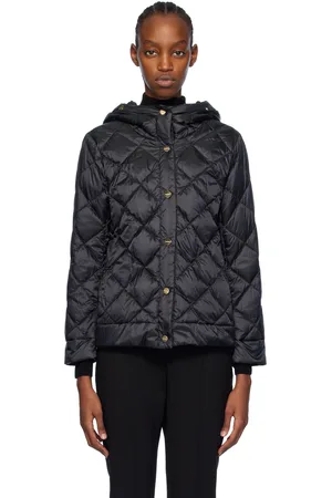 Max Mara Black Risoft Reversible Down Jacket