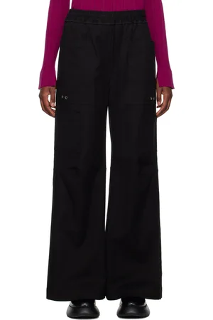 3.1 Phillip Lim Black Panama Trousers