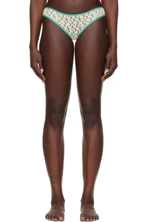 Baserange Off-White & Blue Musial Briefs