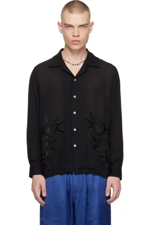 BODE Midnight Daffodil Long Sleeve Shirt